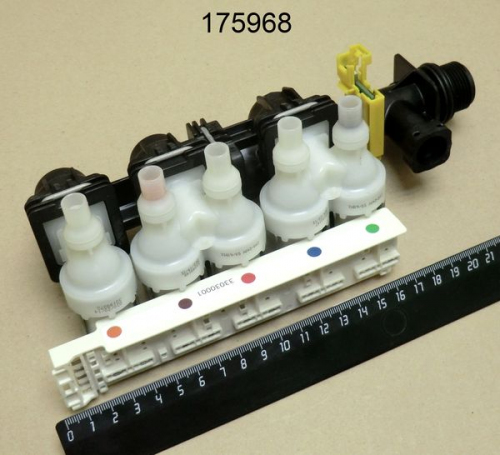 Клапан электромагнитный с 5-ю выходами LM1; B-E начиная с 03/2020 RATIONAL 50.02.054P