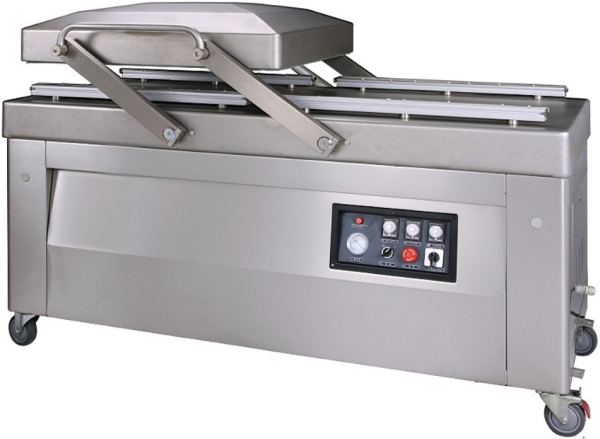 Машина для вакуумной упаковки HUALIAN MACHINERY HVC-720S/2B-G SS (нерж., газ, 380В)