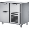 Стол холодильный, GN1/1, L0.86м, без столешницы, 3 ящика, ножки, +2/+12С, нерж.сталь, агрегат правый