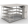 Камера морозильная замковая и Шип-Паз HAPPYCHEF FR R/L 18/21 S/S+SHELVING